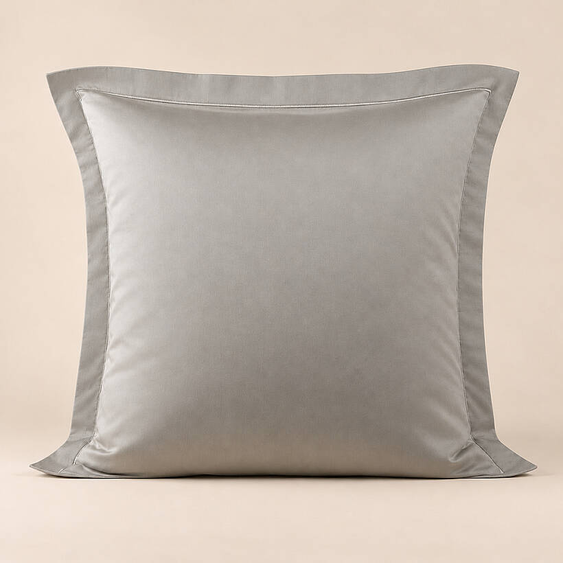 %100 Pamuk Saten 2'li Yastık Kılıfı 70x70 cm Sage - Lia Serisi - 