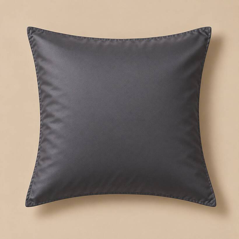 Lia Yastık Kılıfı 2'li - 70x70+4cm - Antrasit - 
