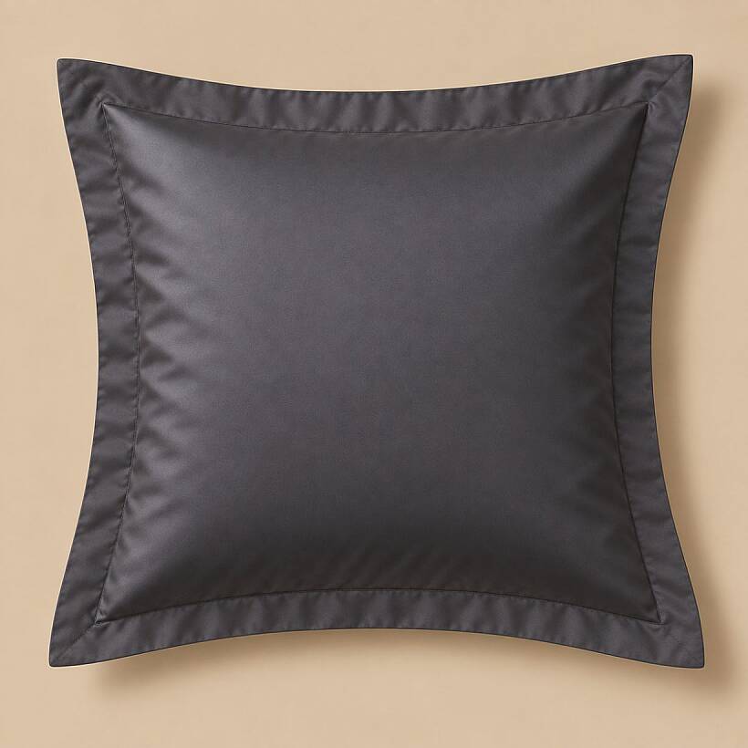 Lia Yastık Kılıfı 2'li - 70x70+4cm - Antrasit - 