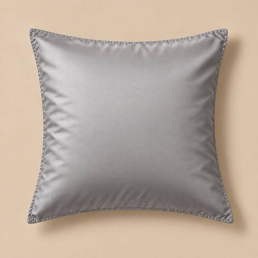 Lia Yastık Kılıfı 2'li - 70x70+4cm - Gri - 