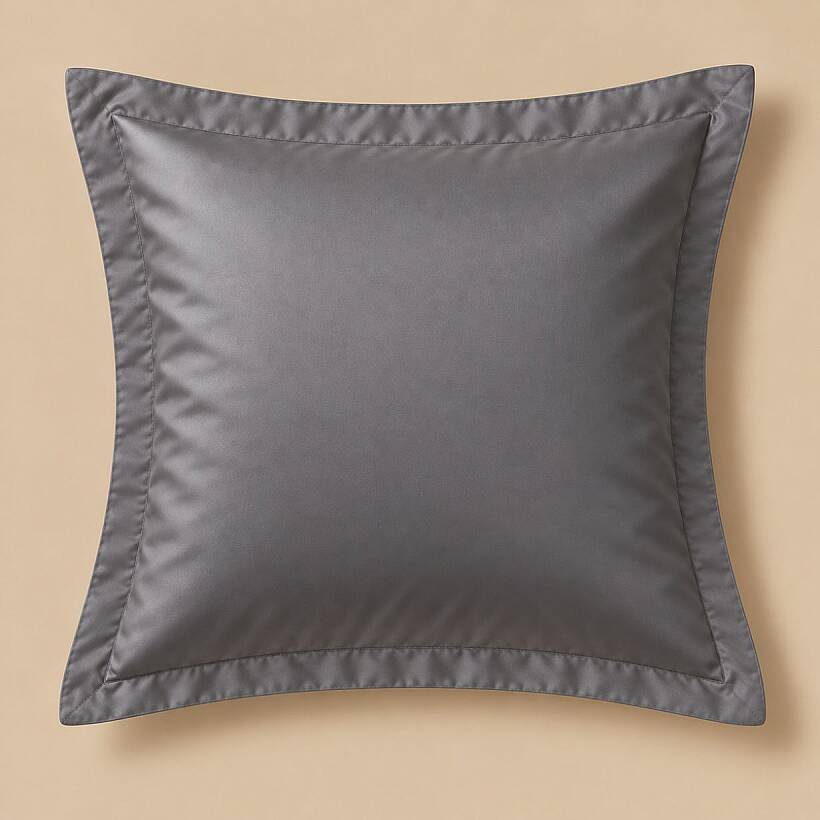 Lia Yastık Kılıfı 2'li - 70x70+4cm - Gri - 