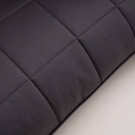 %100 Pamuk Saten Yatak Örtüsü 260x240 cm Antrasit - Lia Serisi - 5