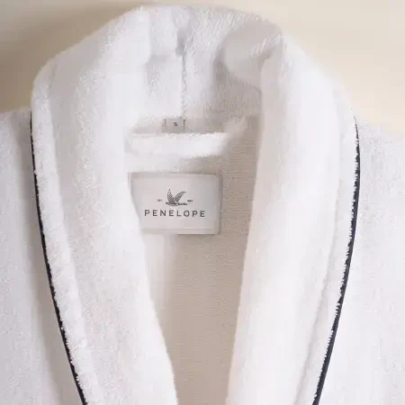 %100 Pamuk Bornoz S Lacivert - Liana Serisi - 3