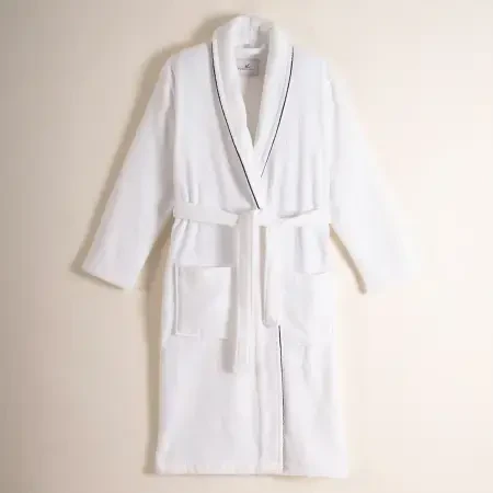 %100 Pamuk Bornoz S Lacivert - Liana Serisi - 1