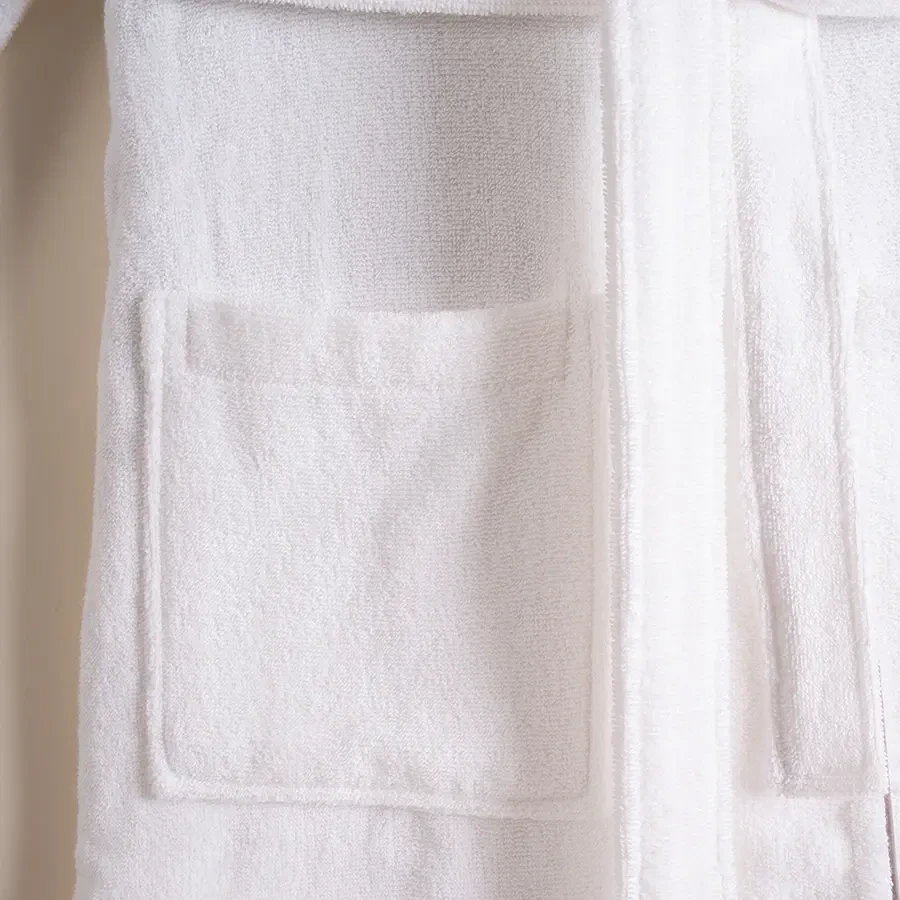 %100 Pamuk Bornoz Taş Rengi XL - Liana Serisi - 6