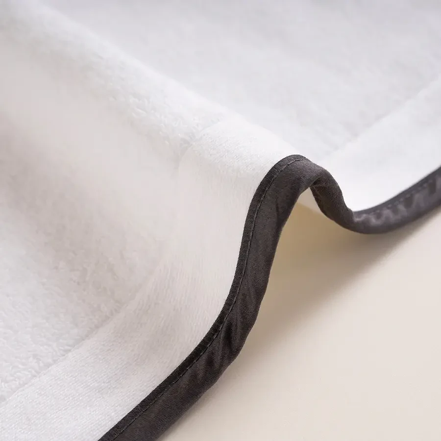 %100 Pamuk Havlu 50x90 cm Antrasit - Liana Serisi - 3