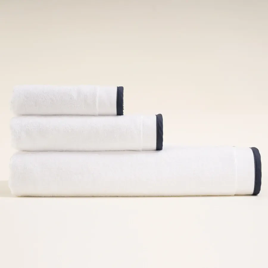 %100 Pamuk Havlu 50x90 cm Lacivert - Liana Serisi - Penelope