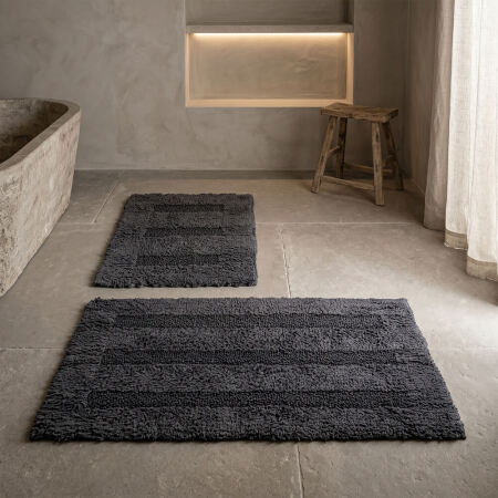 Linea Banyo Paspas Seti - Antrasit 2'li - 1
