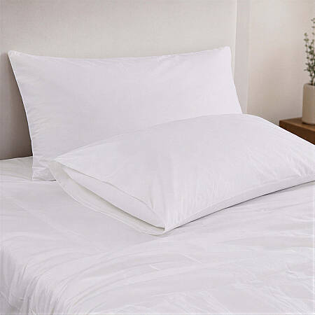 Hotel Collection Linor 2'li Beyaz Yastık Kılıfı - 50x90 cm