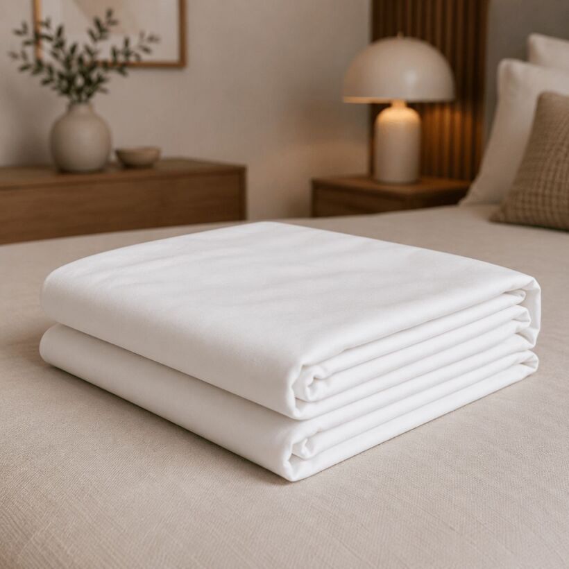Hotel Collection Linor Düz Çarşaf Beyaz - 