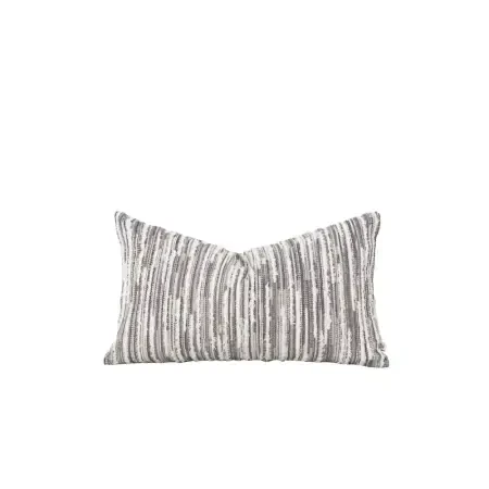 Liora Kırlent Kılıfı 30x50 cm Ekru-Gri - 1