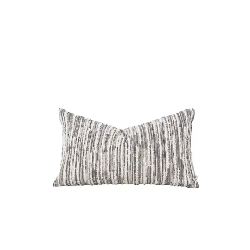 Liora Kırlent Kılıfı 30x50 cm Ekru-Gri - PENELOPE