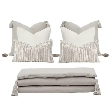 Liora Kırlent Kılıfı 35x70 cm Ekru-Bej - PENELOPE (1)