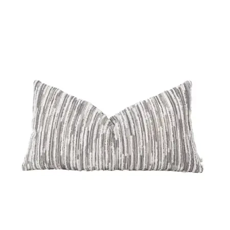 Liora Kırlent Kılıfı 35x70 cm Ekru-Gri - 1