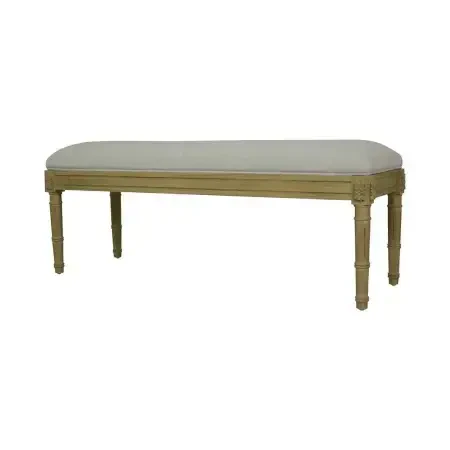 Louvre Bench 120x40x40 cm Gri  - 4