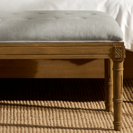 Louvre Bench 120x40x40 cm Gri  - 1