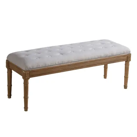 Louvre Bench 120x40x40 cm Gri  - 2