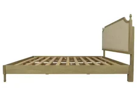 Louvre Karyola 120x200 cm Krem - 6