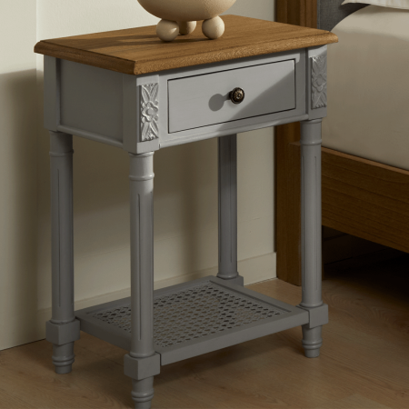 Louvre Komodin 40x30x55 cm Gri - Penelope