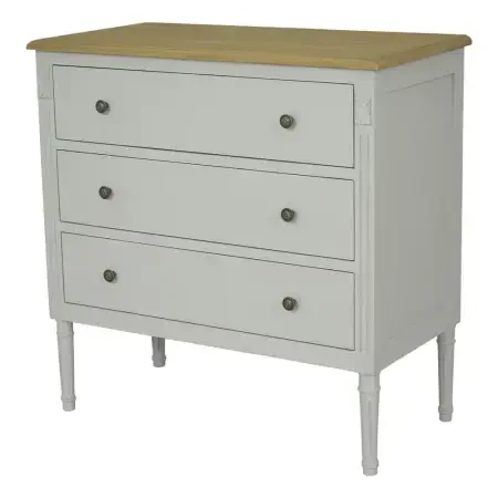 Louvre Şifonyer 80x40x80 cm Gri - 4