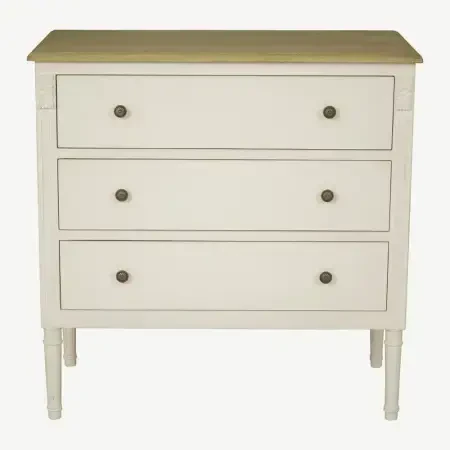 Louvre Şifonyer 80x40x80 cm Krem - 3