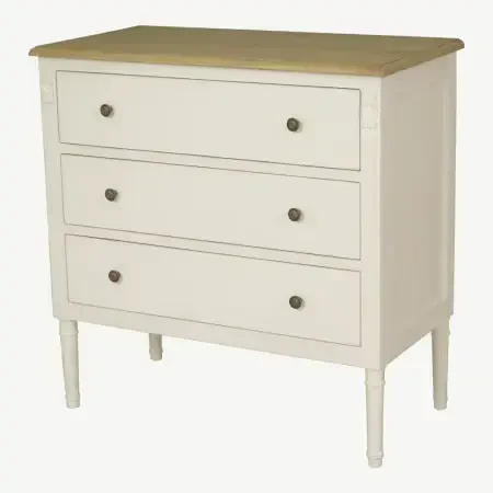 Louvre Şifonyer 80x40x80 cm Krem - 4