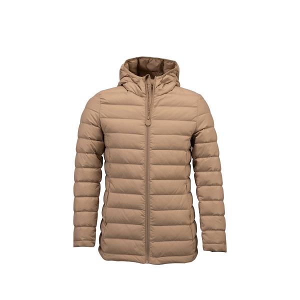 %100 Kaz Tüyü Mont Bej S - Lulu Koleksiyonu - Penelope