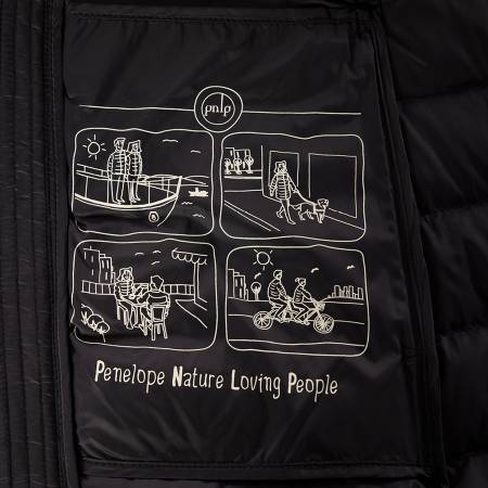 %100 Kaz Tüyü Mont Siyah S - Lulu Koleksiyonu - 4