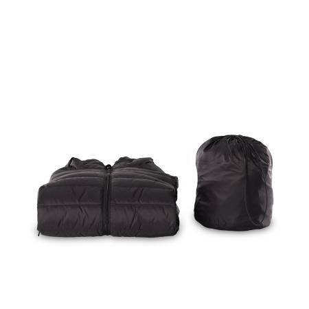 %100 Kaz Tüyü Mont Siyah S - Lulu Koleksiyonu - 5