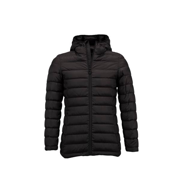 %100 Kaz Tüyü Mont Siyah XL - Lulu Koleksiyonu - Penelope