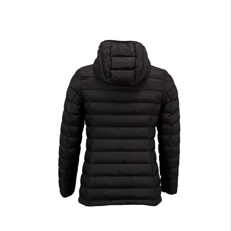 %100 Kaz Tüyü Mont Siyah XL - Lulu Koleksiyonu - 2