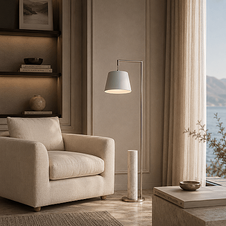 Marben Long Lambader 41x160 cm - Beyaz - 1