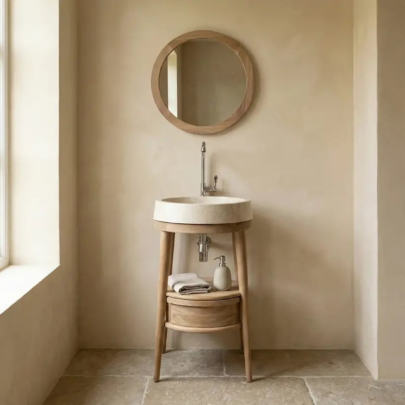 Marmo Banyo Dolabı 45x85 cm - 