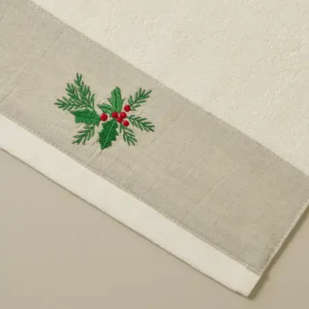 Yılbaşı Temalı %100 Pamuk 3'lü Kutulu Havlu Seti - Merry Box - 5