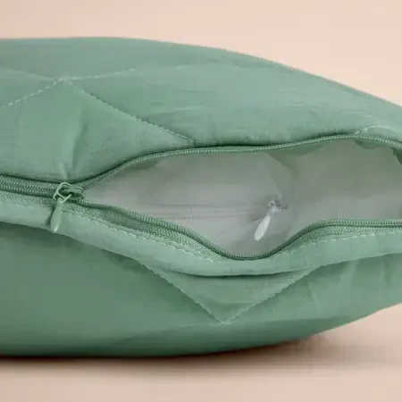 Microfiber Kumaş Tek Kişilik Yeşil Yastık Yorgan Seti - Colors in Comfort - 7