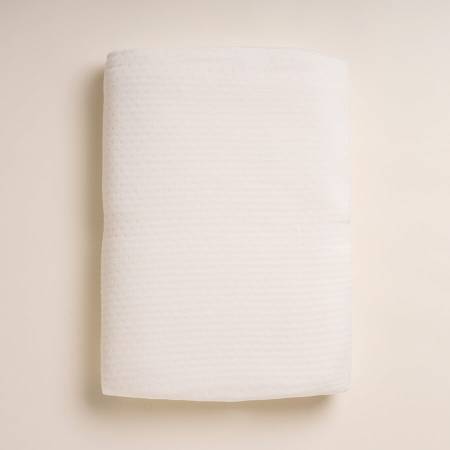 %100 Viskon Tek Kişilik Pike 160x220 cm Ekru - Mila Serisi - Penelope