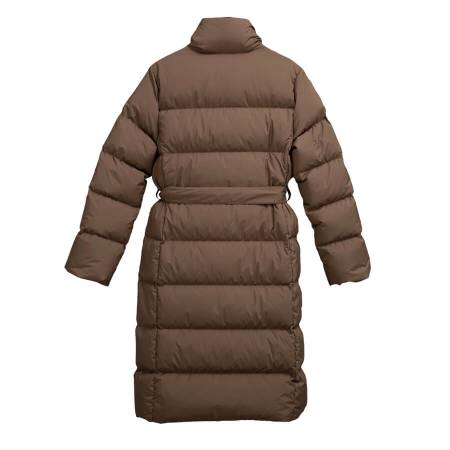 %100 Kaz Tüyü Mont Vizon XL - Mona Koleksiyonu - 4