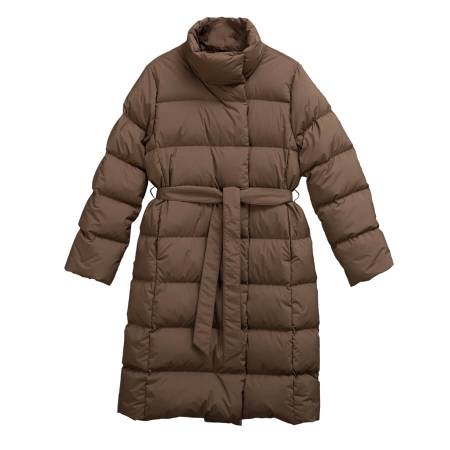 %100 Kaz Tüyü Mont Vizon XXL - Mona Koleksiyonu - 8