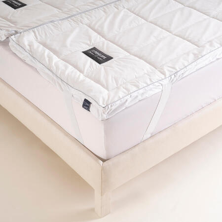 %100 Pamuk Yün Fermuarlı 2'ye Ayrılabilen Topper - Nature Comfort Serisi - 3