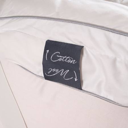 %100 Pamuk Yün 4 Mevsim 2'ye Ayrılabilen Topper 160x200 cm - Nature Pro Comfort Serisi - 7