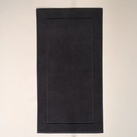 %100 Pamuk Banyo Paspası 60x110 cm Antrasit - Noa Serisi