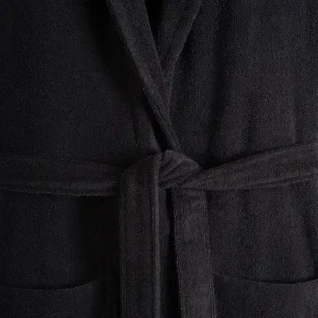 %100 Pamuk Bornoz M Antrasit - Noa Serisi - 4