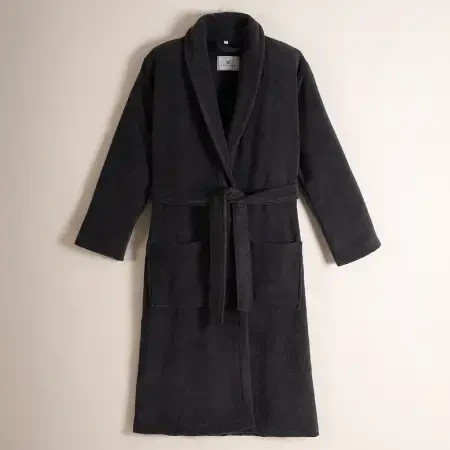 %100 Pamuk Bornoz S Antrasit - Noa Serisi - 1