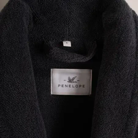 %100 Pamuk Bornoz S Antrasit - Noa Serisi - 3