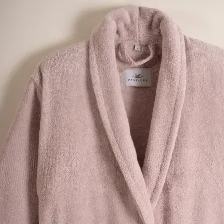 %100 Pamuk Bornoz S Pudra - Noa Serisi - 2