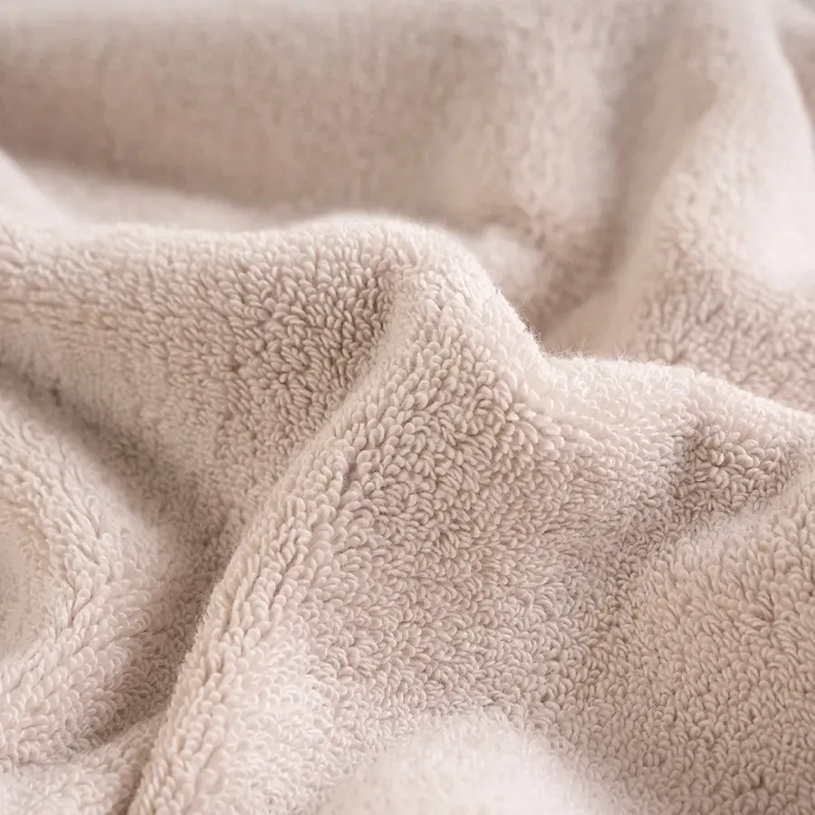 %100 Pamuk Havlu 100x150 cm Taş Rengi - Noa Serisi - 4