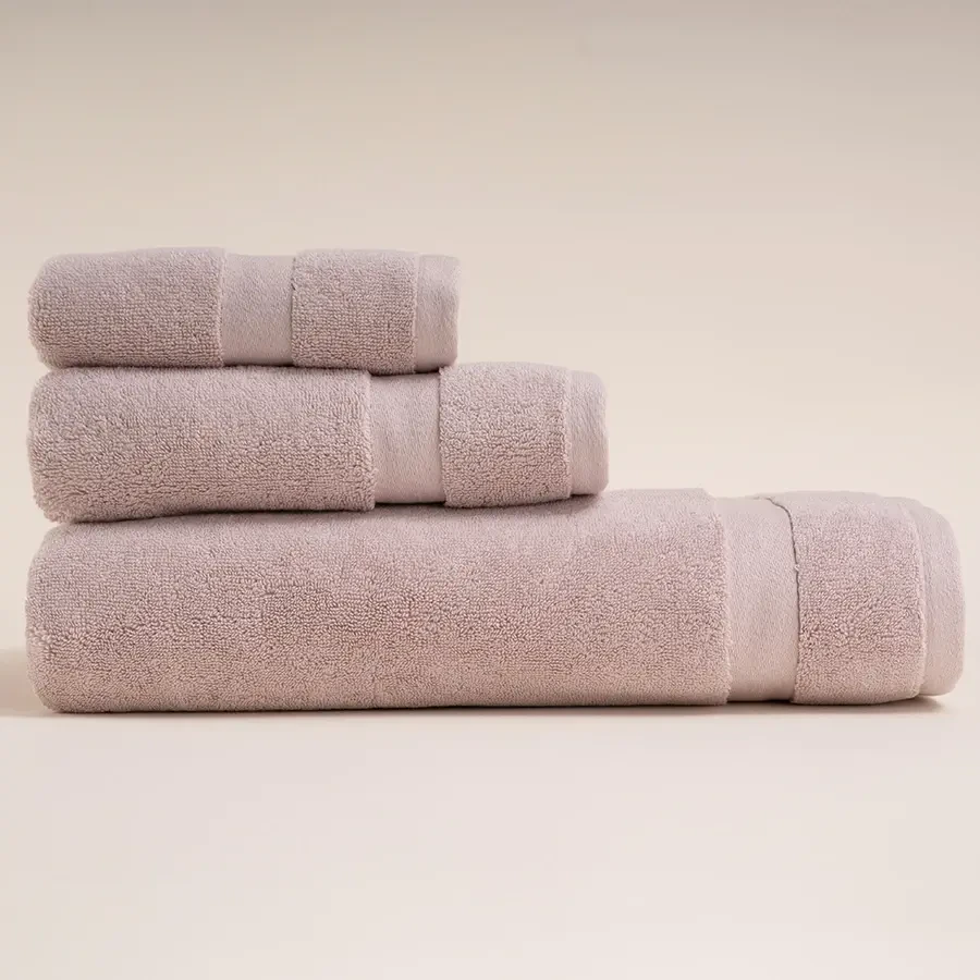 %100 Pamuk Havlu 30x50 cm Pudra - Noa Serisi - Penelope