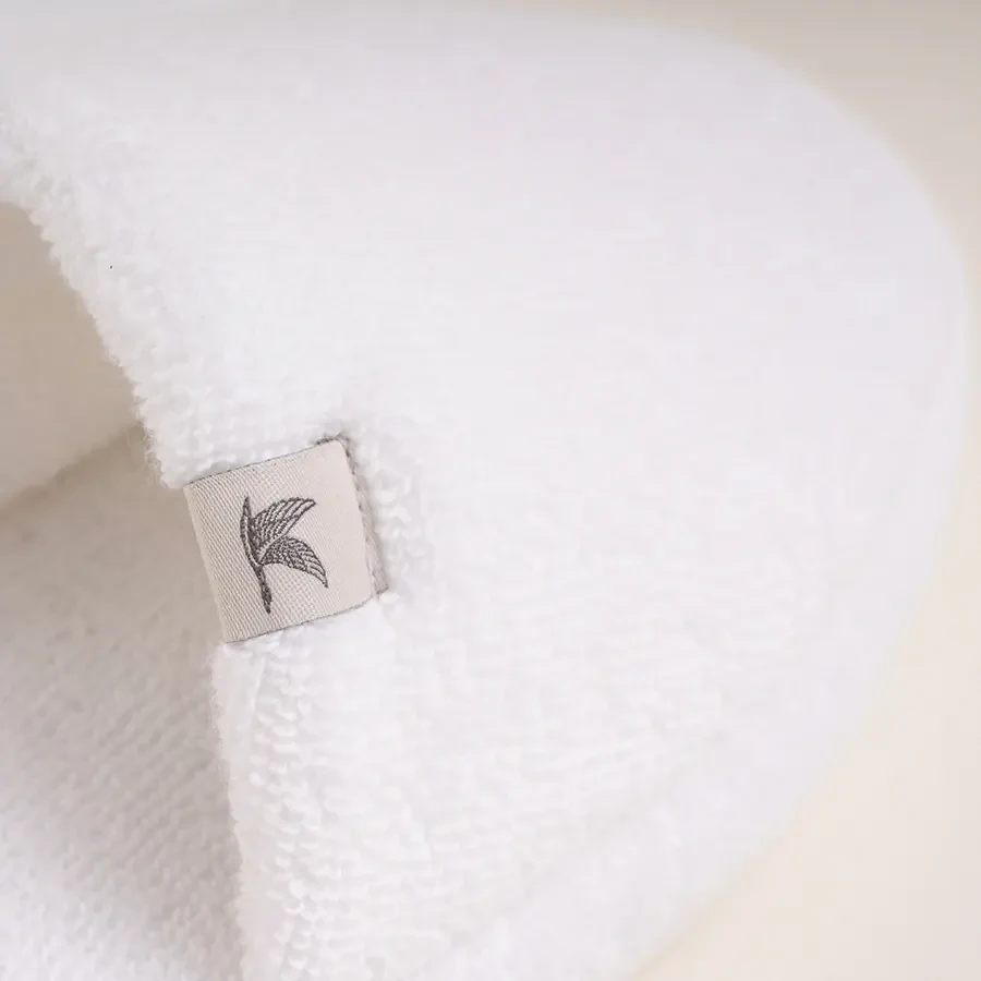 %100 Pamuk Havlu Terlik 44-45 Beyaz - Noa Serisi - Penelope (1)