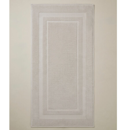 %100 Pamuk Banyo Ayak Havlusu 50x90 cm Taş - Noa Serisi 