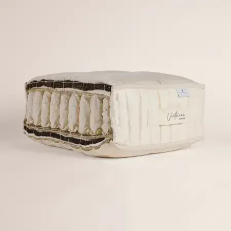 Organik Yün-Pamuk, Calico Özel Yay Sistemli El Yapımı Yatak 160x200 cm - Victorian - 5